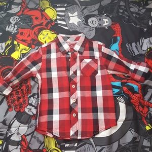 Arizona Toddler Plaid Button Up Toddler Sh…